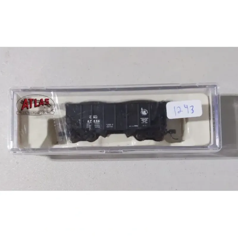 Trains|Atlas 41278 N Scale CNJ 55T Fishbelly Hopper #67456 - Model Train Junction: Quality Parts and Art Supplies