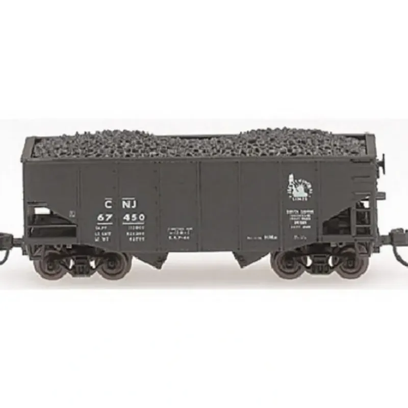 Trains|Atlas 41277 N Scale CNJ 55T Fishbelly Hopper #67441 - Model Train Junction: Quality Parts and Art Supplies