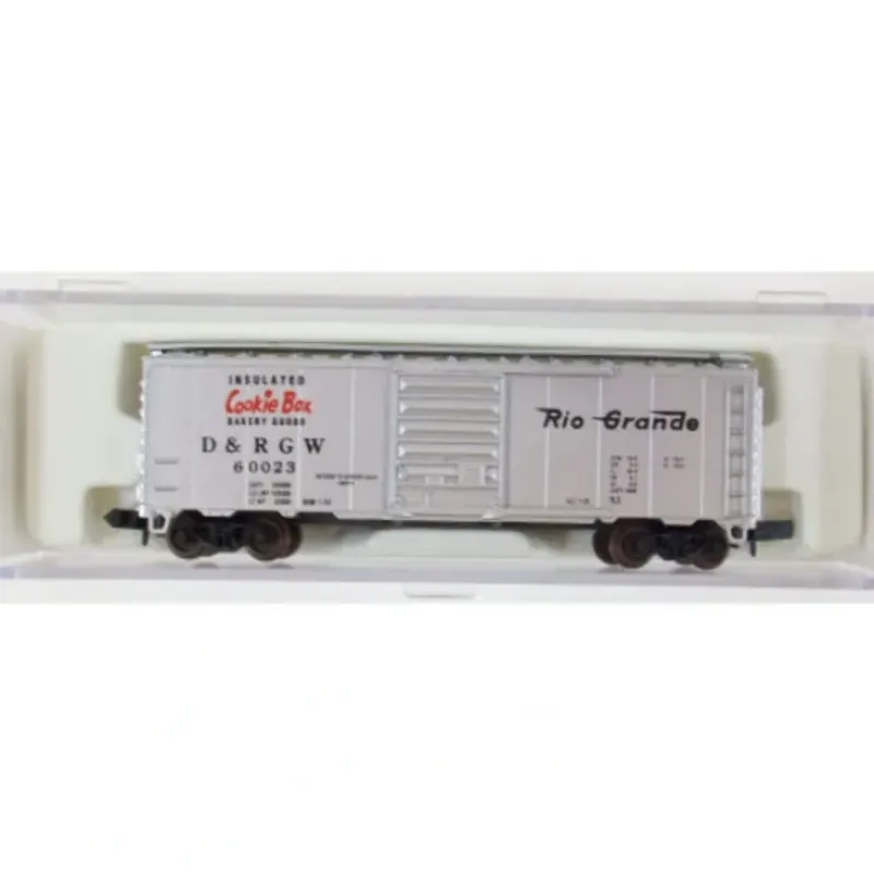 Trains|Atlas 34381 N Scale Cookie Box Rio Grande 40' Boxcar Freight Car - Model Train Junction: Quality Parts and Art Supplies