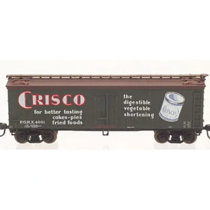 Trains|Atlas 41488 N Scale Crisco 40' Wood Reefer #2 - Model Train Junction: Quality Parts and Art Supplies