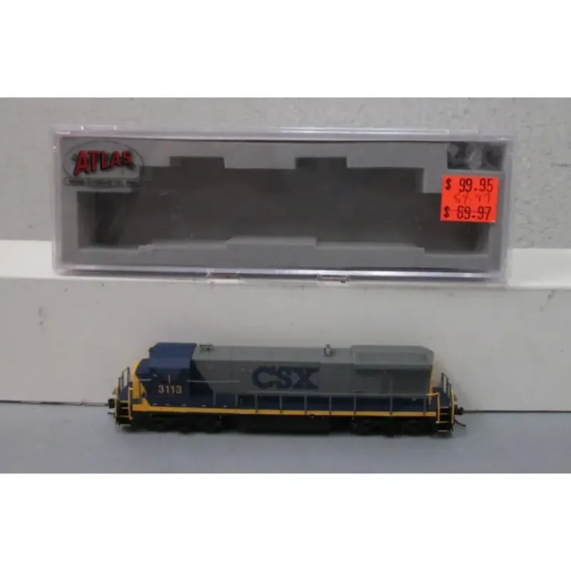 Trains|Atlas 49752 N Scale CSX B23-7 Diesel Locomotive #3113 - Model Train Junction: Quality Parts and Art Supplies