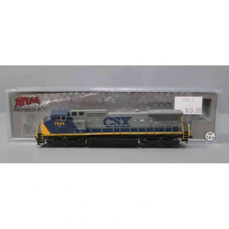 Trains|Atlas 51907 N Scale CSX C40-8W #7834 - Model Train Junction: Quality Parts and Art Supplies