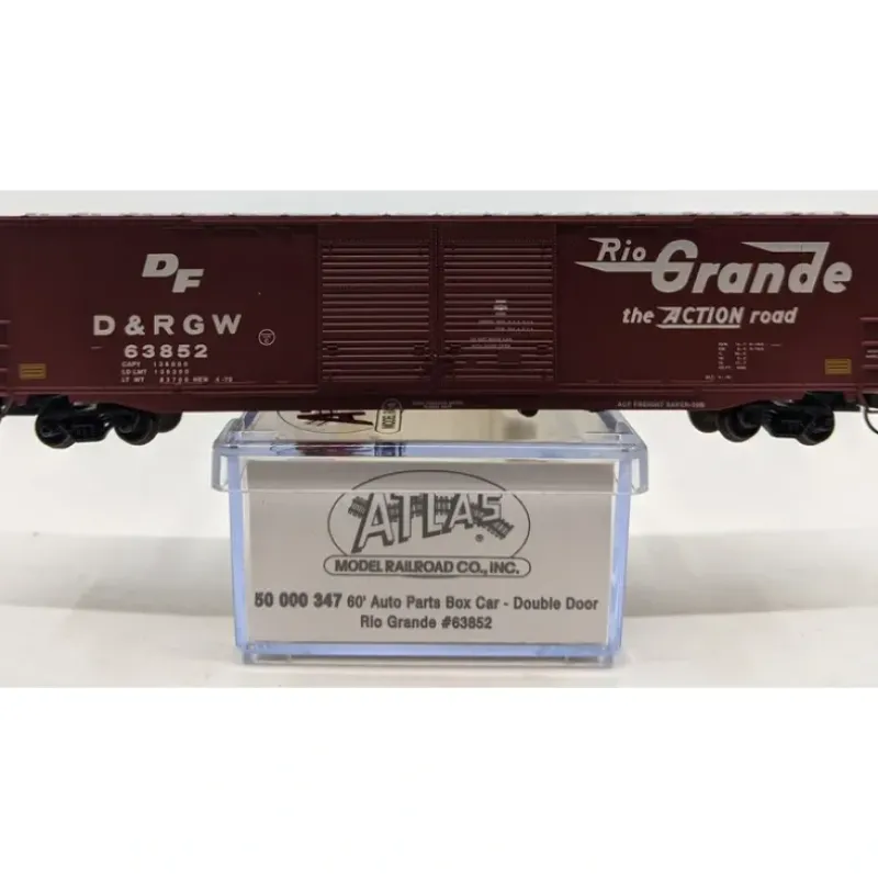 Trains|Atlas 50000347 N Scale D&RGW 60' Auto Boxcar #63852 - Model Train Junction: Quality Parts and Art Supplies
