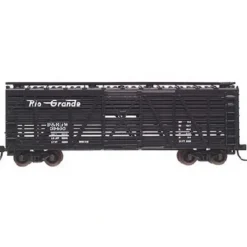 Trains|Atlas 35223 N Scale D&RGW 40' Stock Car #3 - Model Train Junction: Quality Parts and Art Supplies