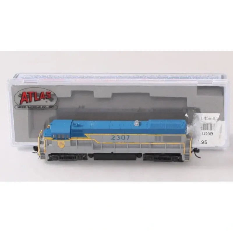 Trains|Atlas 45980 N Scale Delaware & Hudson U23B Diesel Locomotive #2307 - Model Train Junction: Quality Parts and Art Supplies
