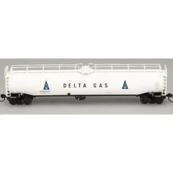 Trains|Atlas 37151 N Scale Delta Gas 33,000 Gallon Tankcar #1 - Model Train Junction: Quality Parts and Art Supplies