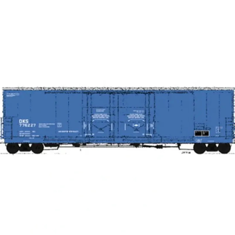 Trains|Atlas 31352 N Scale DK&S 53' DPD Boxcar #2 - Model Train Junction: Quality Parts and Art Supplies