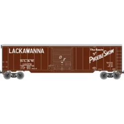Trains|Atlas 38904 N Scale DL&W 50' Boxcar #12098 - Model Train Junction: Quality Parts and Art Supplies