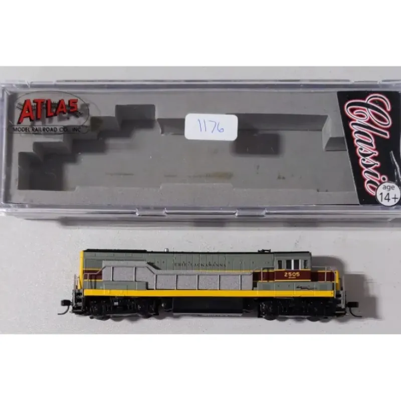 Trains|Atlas 44721 N Scale Erie Lackawanna U25B PH.2B Diesel Locomotive #2505 - Model Train Junction: Quality Parts and Art Supplies