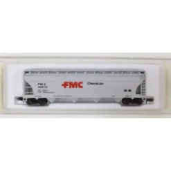 Trains|Atlas 3716 N Scale FMC Chemicals Centerflow Hopper Car #45075 - Model Train Junction: Quality Parts and Art Supplies