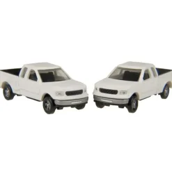 Trains|Atlas 2986 N Scale Ford F150 Flare Side-White (2) - Model Train Junction: Quality Parts and Art Supplies