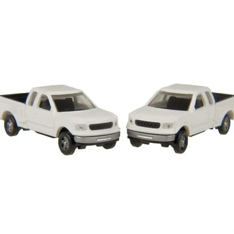 Trains|Atlas 2986 N Scale Ford F150 Flare Side-White (2) - Model Train Junction: Quality Parts and Art Supplies