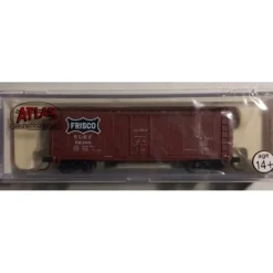 Trains|Atlas 33311 N Scale Frisco 40' Plug Door Boxcar #52160 - Model Train Junction: Quality Parts and Art Supplies