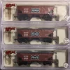 Trains|Atlas 5609 N Scale Frisco 2-Bay Offset Hopper Cars (Set of 3) - Model Train Junction: Quality Parts and Art Supplies