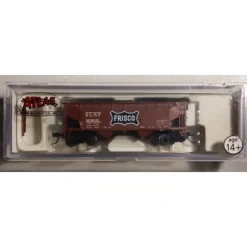 Trains|Atlas 40819 N Scale Frisco 2-Bay Offset Side Hopper #91616 - Model Train Junction: Quality Parts and Art Supplies