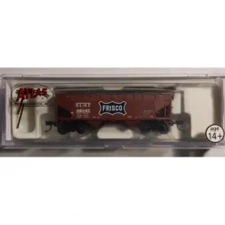 Trains|Atlas 40820 N Scale Frisco 2-Bay Offset Side Hopper #92047 - Model Train Junction: Quality Parts and Art Supplies