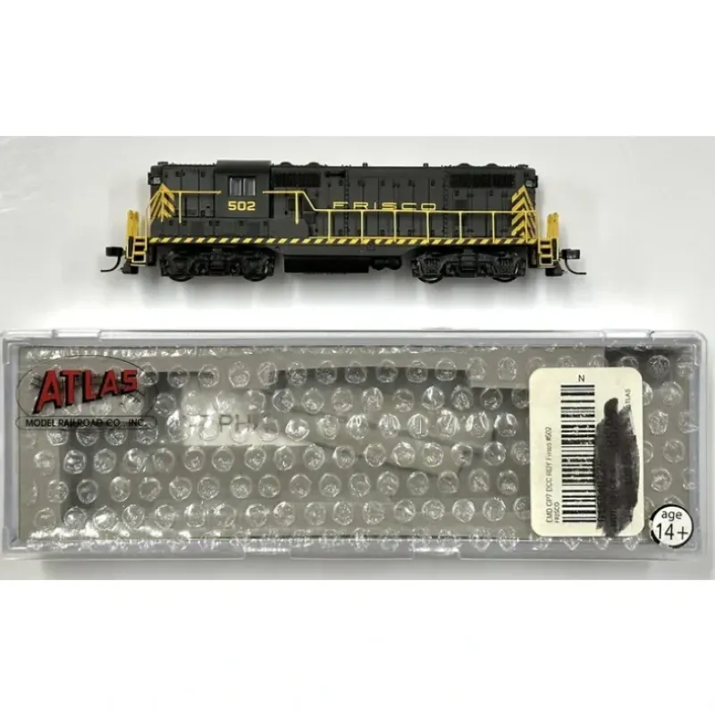 Trains|Atlas 48275 N Scale Frisco GP-7 Powered Diesel Locomotive #502 - Model Train Junction: Quality Parts and Art Supplies