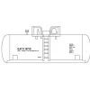 Trains|Atlas 32532 N Scale GATX/DOW Tank Car #2 - Model Train Junction: Quality Parts and Art Supplies