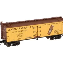 Trains|Atlas 41515 N Scale Glaser 40' Wood Reefer #5201 - Model Train Junction: Quality Parts and Art Supplies