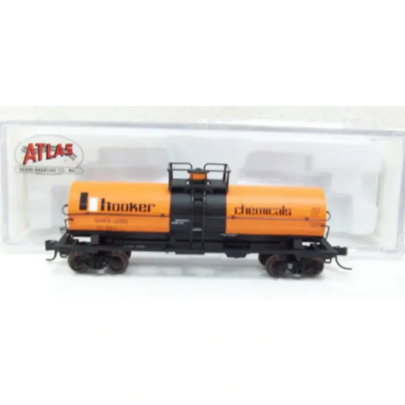 Trains|Atlas 43772 N Scale Hooker Chemicals Tank Car #1285 - Model Train Junction: Quality Parts and Art Supplies