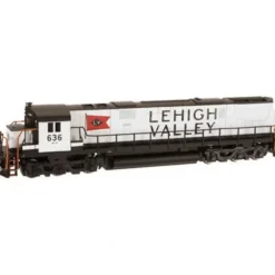 Trains|Atlas 54117 N Scale Lehigh Valley C-628 Phase 1 Diesel Locomotive #636 - Model Train Junction: Quality Parts and Art Supplies