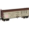 Trains|Atlas 41535 N Scale Lion Milk40' Wood Reefer #15435 - Model Train Junction: Quality Parts and Art Supplies