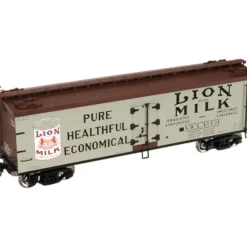 Trains|Atlas 41534 N Scale Lion Milk40' Wood Reefer #15431 - Model Train Junction: Quality Parts and Art Supplies