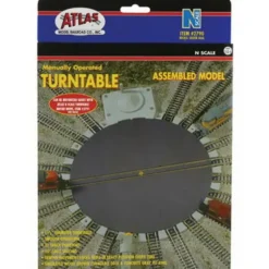Trains|Atlas 2790 N Scale Manually Operated Turntable Assembled Model - Model Train Junction: Quality Parts and Art Supplies