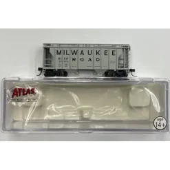 Trains|Atlas 31946 N Scale Milwaukee Road PS2 Covered Hopper #98876 - Model Train Junction: Quality Parts and Art Supplies
