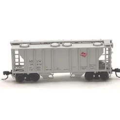 Trains|Atlas 31843 N Scale Milwaukee Road PS2 Covered Hopper #98914 - Model Train Junction: Quality Parts and Art Supplies