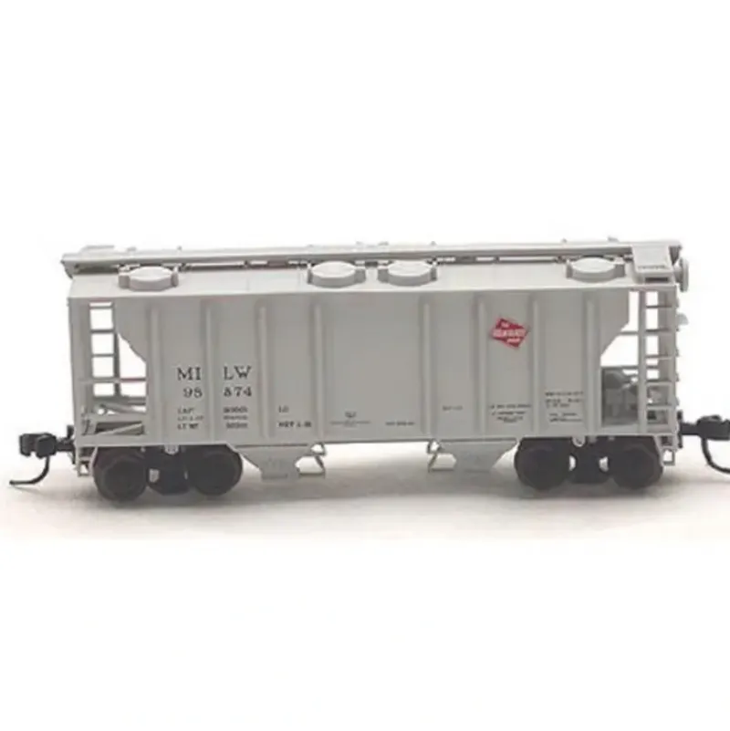 Trains|Atlas 31843 N Scale Milwaukee Road PS2 Covered Hopper #98914 - Model Train Junction: Quality Parts and Art Supplies