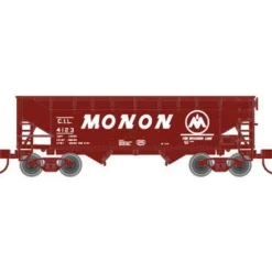 Trains|Atlas 5607 N Scale Monon 2-Bay Offset Hopper Set (3 Cars) - Model Train Junction: Quality Parts and Art Supplies