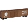 Trains|Atlas 36433 N Scale N&W 50' Double Door Boxcar #318661 - Model Train Junction: Quality Parts and Art Supplies