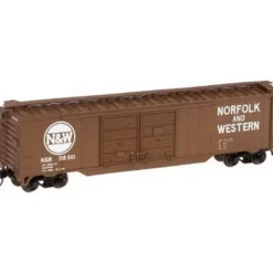 Trains|Atlas 36433 N Scale N&W 50' Double Door Boxcar #318661 - Model Train Junction: Quality Parts and Art Supplies