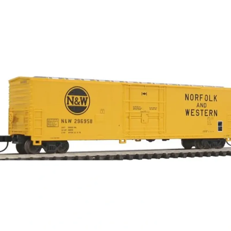 Trains|Atlas 30061 N Scale N&W 50' FGE Boxcar #296958 - Model Train Junction: Quality Parts and Art Supplies