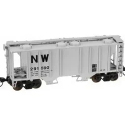 Trains|Atlas 31962 N Scale N&W PS2 Covered Hopper #291590 - Model Train Junction: Quality Parts and Art Supplies