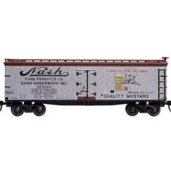 Trains|Atlas 41505 N Scale Nash Food 40' Wood Reefer #2 - Model Train Junction: Quality Parts and Art Supplies