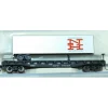 Trains|Atlas 37843 N Scale NH 50' Flatcar w/Trailer #17201 - Model Train Junction: Quality Parts and Art Supplies
