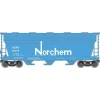 Trains|Atlas 50000284 N Scale Norchem ACF Covered Hopper - Model Train Junction: Quality Parts and Art Supplies