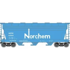 Trains|Atlas 50000284 N Scale Norchem ACF Covered Hopper - Model Train Junction: Quality Parts and Art Supplies