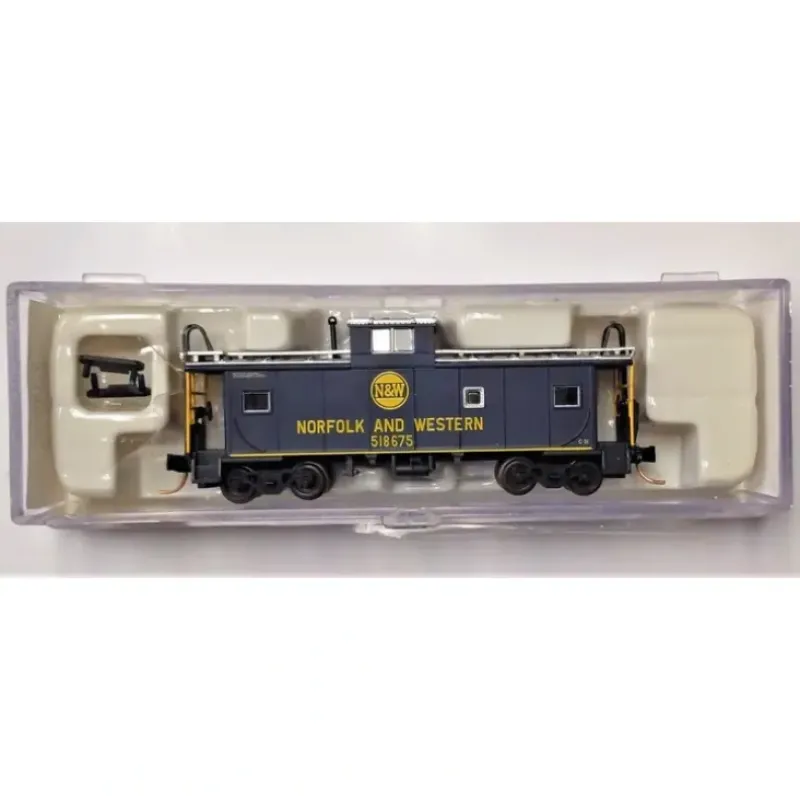 Trains|Atlas 43037 N Scale Norfolk & Western Cupola Caboose #518675 - Model Train Junction: Quality Parts and Art Supplies