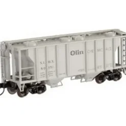 Trains|Atlas 31947 N Scale Olin PS2 Covered Hopper #80151 - Model Train Junction: Quality Parts and Art Supplies