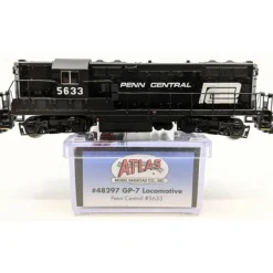 Trains|Atlas 48297 N Scale Penn Central GP-7 Diesel Locomotive #5633 - Model Train Junction: Quality Parts and Art Supplies