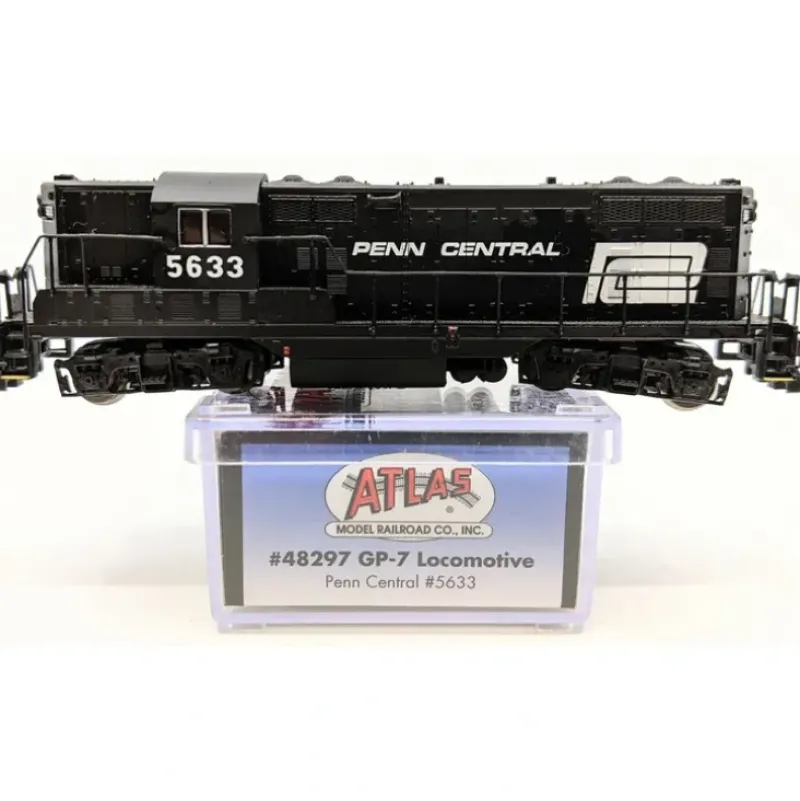 Trains|Atlas 48297 N Scale Penn Central GP-7 Diesel Locomotive #5633 - Model Train Junction: Quality Parts and Art Supplies