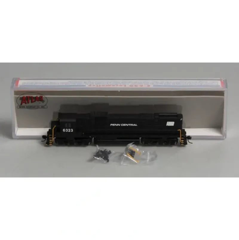 Trains|Atlas 54209 N Scale Penn Central C-630 Diesel Locomotive #6323 LN/Box - Model Train Junction: Quality Parts and Art Supplies