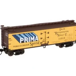 Trains|Atlas 41520 N Scale Prima 40' Wood Reefer #12818 - Model Train Junction: Quality Parts and Art Supplies
