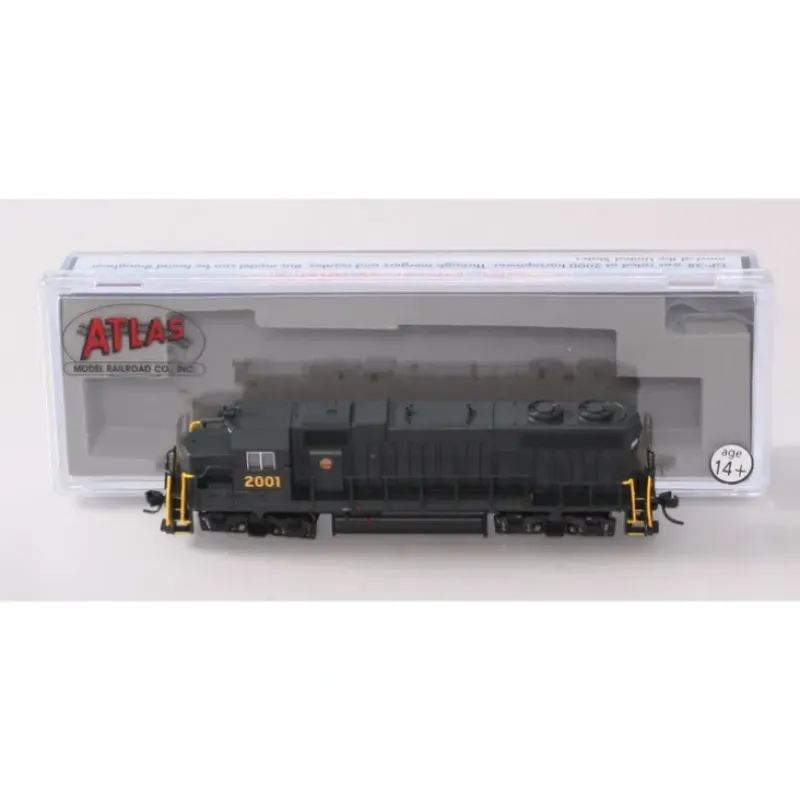Trains|Atlas 40000226 N Scale PRSL GP38 Low Nose Diesel Locomotive #2001 - Model Train Junction: Quality Parts and Art Supplies