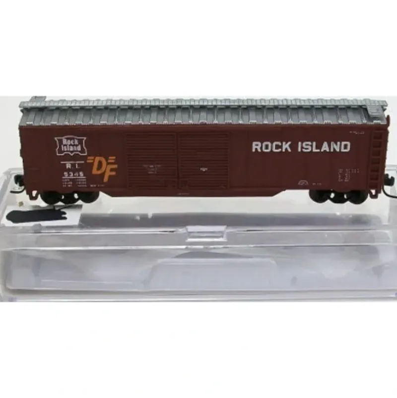 Trains|Atlas 36382 N Scale RI #5345 50' DD Boxcar - Model Train Junction: Quality Parts and Art Supplies