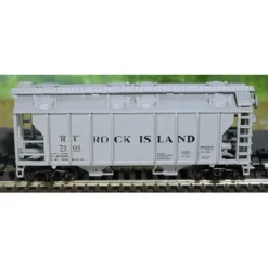 Trains|Atlas 31863 N Scale RI PS2 Covered Hopper #3 - Model Train Junction: Quality Parts and Art Supplies
