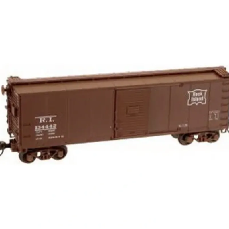 Trains|Atlas 45853 N Scale RI Steel Rebuilt Boxcar #134710 - Model Train Junction: Quality Parts and Art Supplies